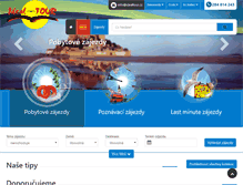 Tablet Screenshot of idealtour.cz